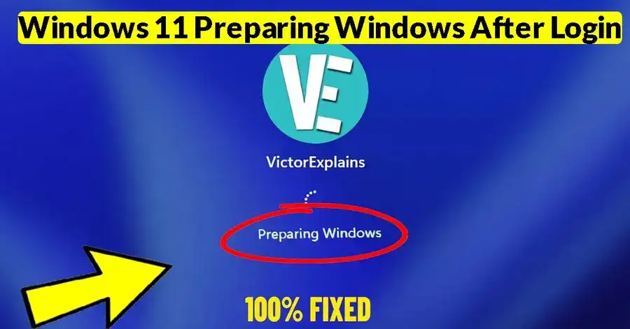 Preparing Windows: Windows 11 Preparing Windows After Login